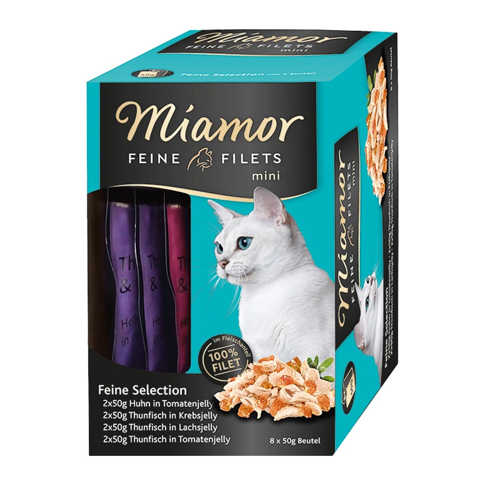 MIAMOR Feine Filets Mini Selection Mix 8x50g | Akwarium24